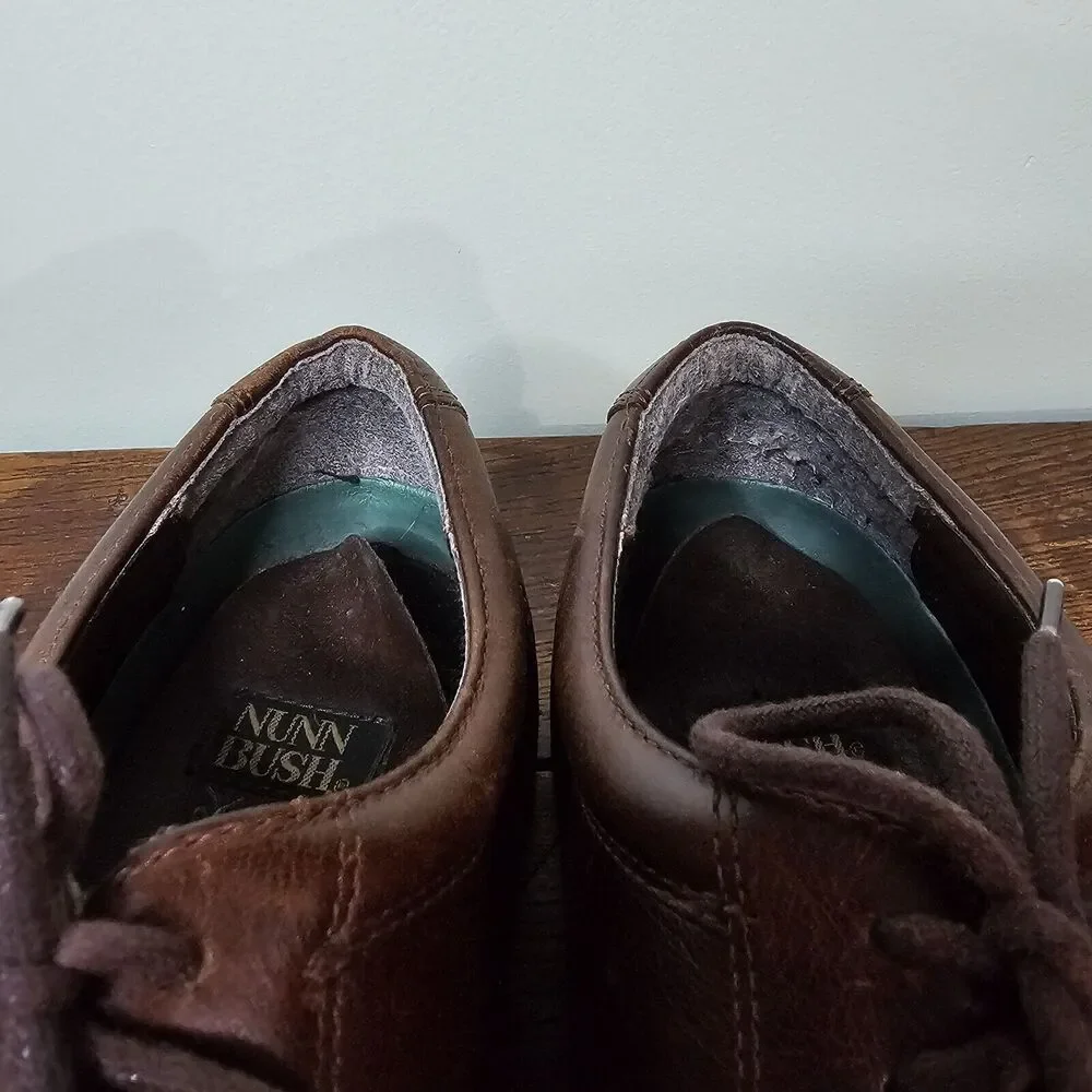 Nunn Bush Mens Oxford Leather‎ Brown Shoes Size 11 81250-51